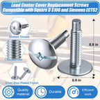 9 Pcs Electrical Panel Screws for Square D Load Center(Sliver）