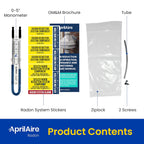 AprilAire Easy to Read 0-5" Manometer, Radon Manometer, ARN05M