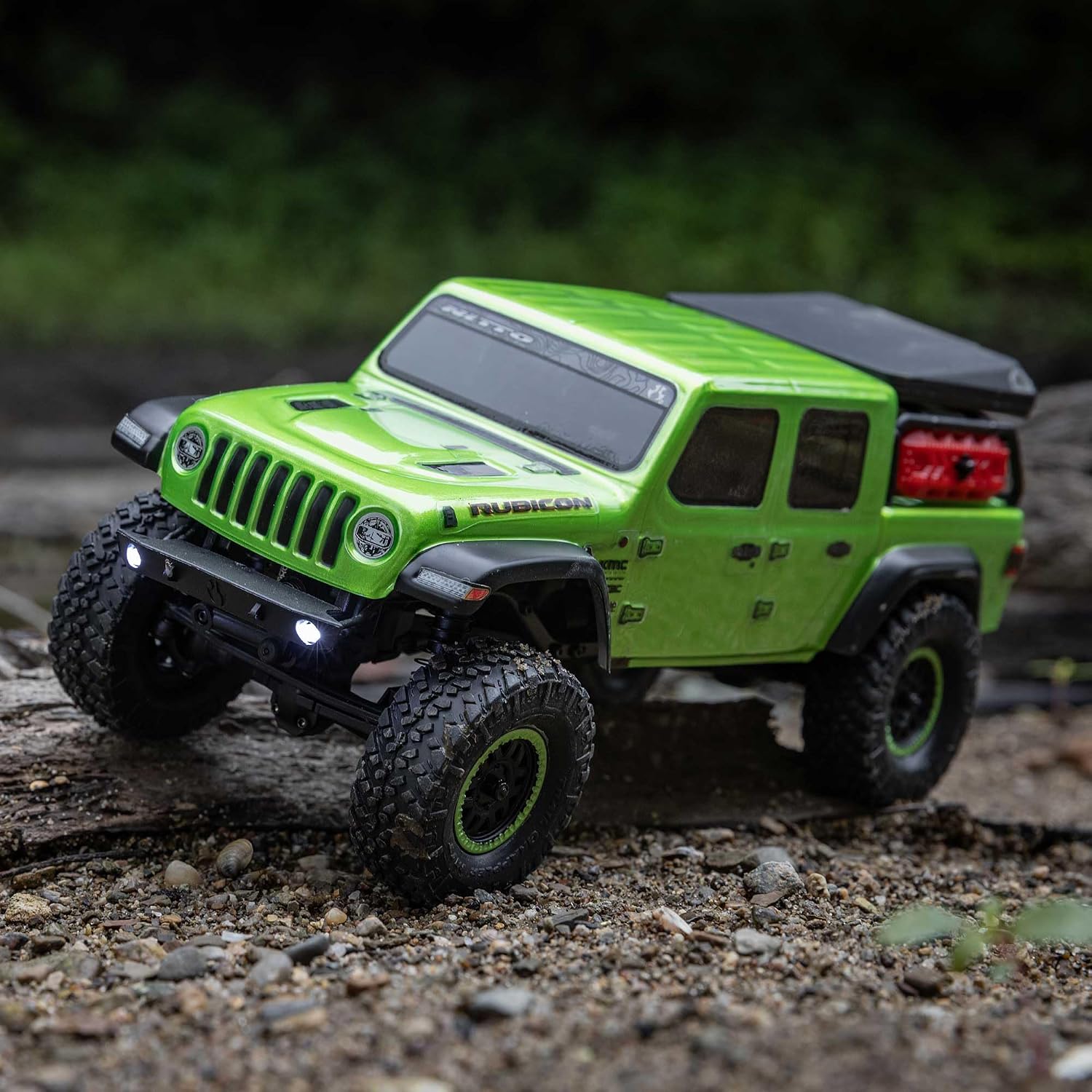 SCX24 Jeep Gladiator RC Truck 4WD Rock Crawler Green AXI00005V2T3 | Brushed, RTR Ready-To-Run, Nothing Needed to