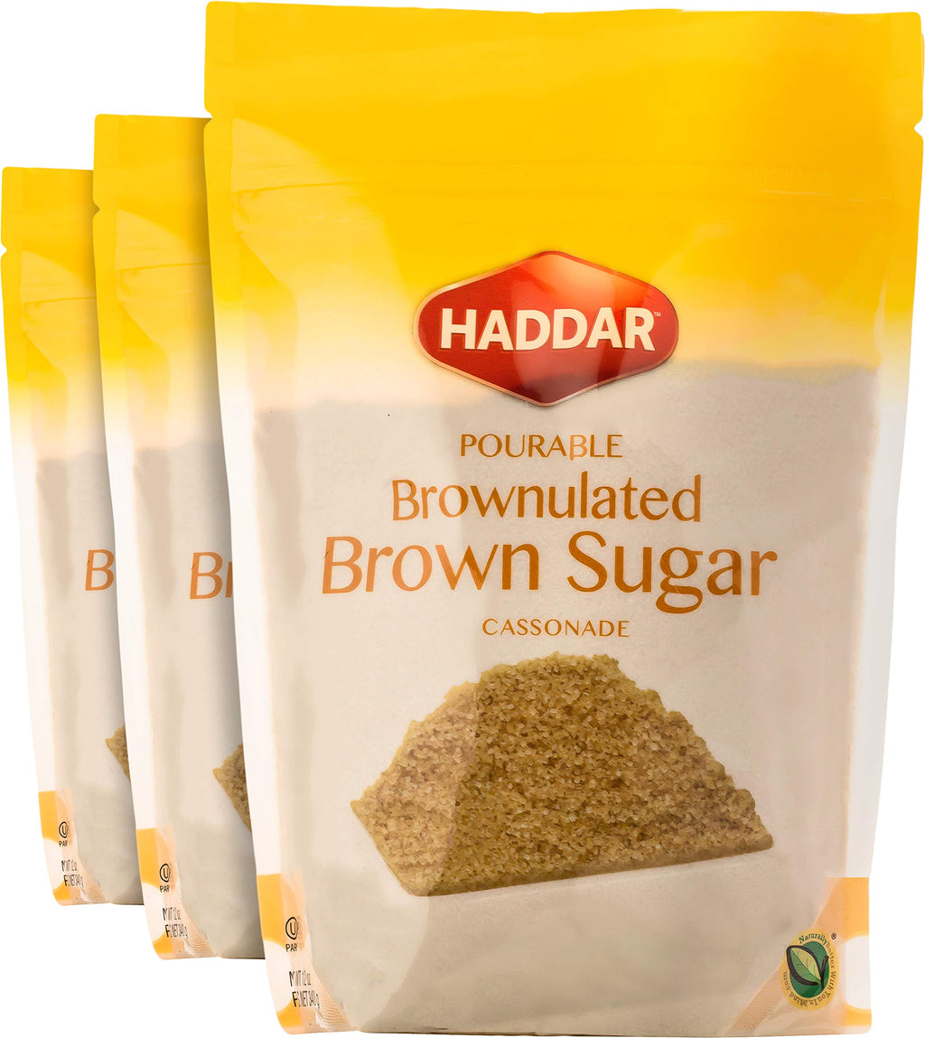Brownulated Brown Sugar, in Convenient Resealable Bag, 12oz (3 Pack)