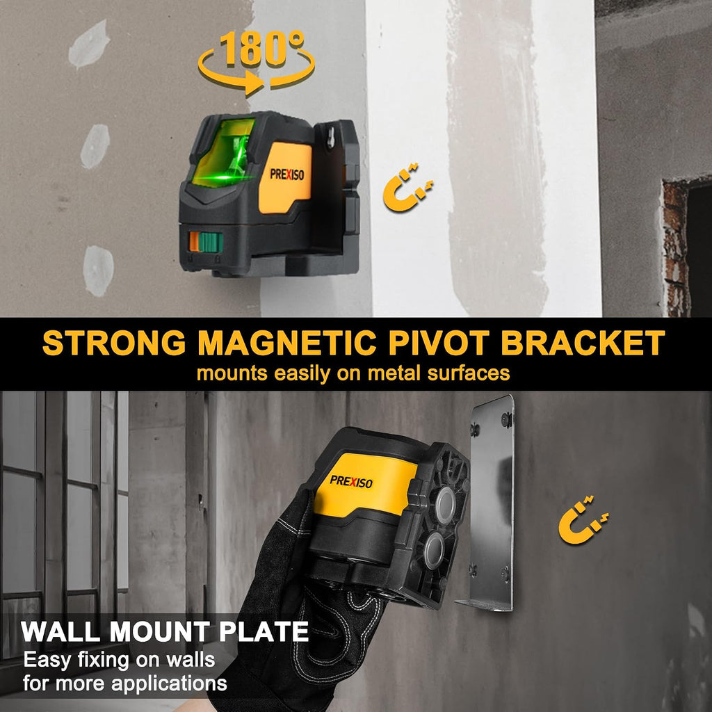 Laser Level with Tripod, IP54 Professional 150 Wide Angle - 100Ft Cross Laser Line Tool for Construction, Ceiling