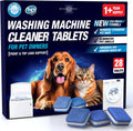 Washing Machine Cleaner Pro Tablets for Pet Owners, 28 Pack, Front/Top Load