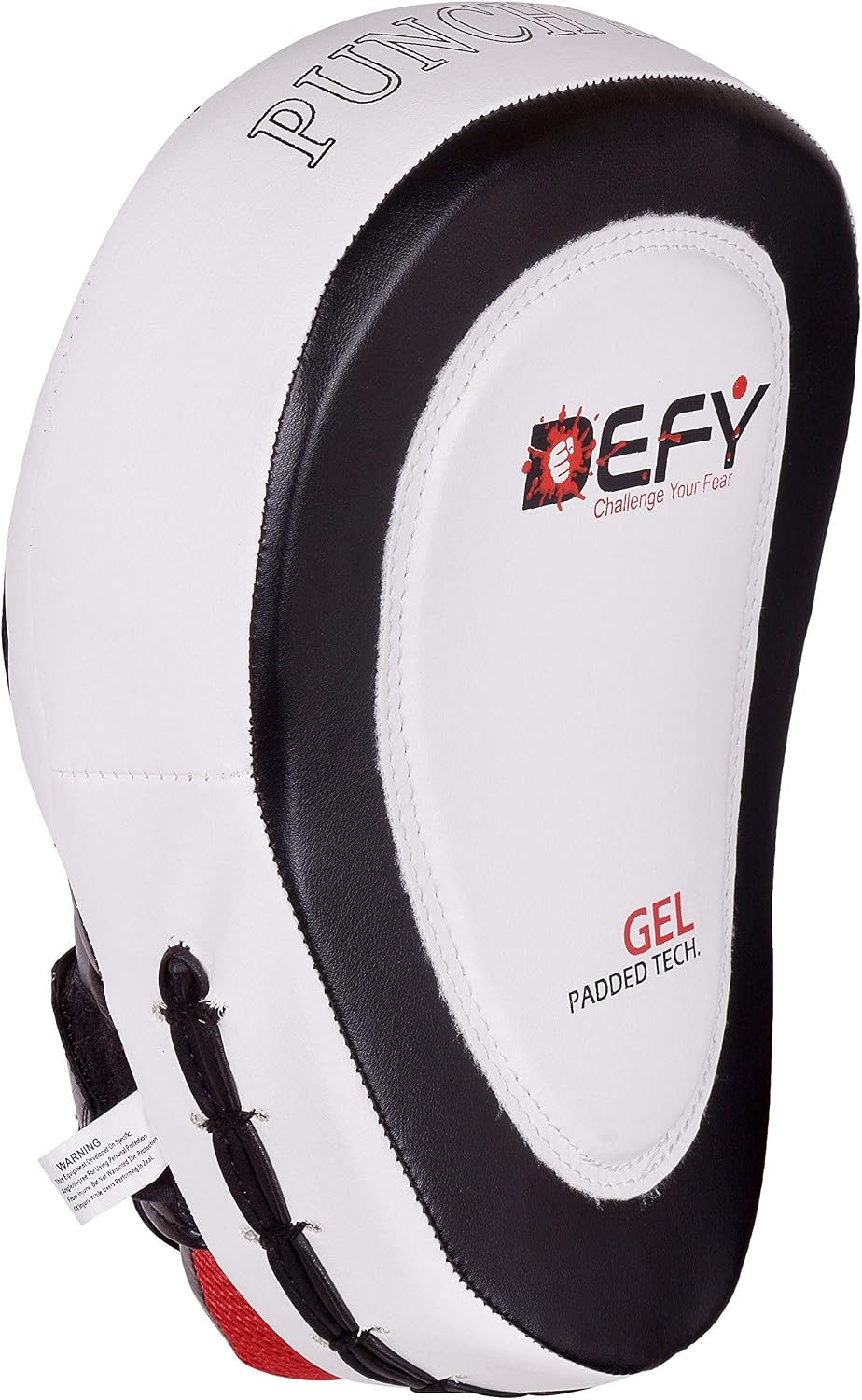 DEFY Gel Padded Punch Mitts Boxing Pads Focus Mitts Punching MMA Hook and Jab Curved Training Kickboxing, Striking