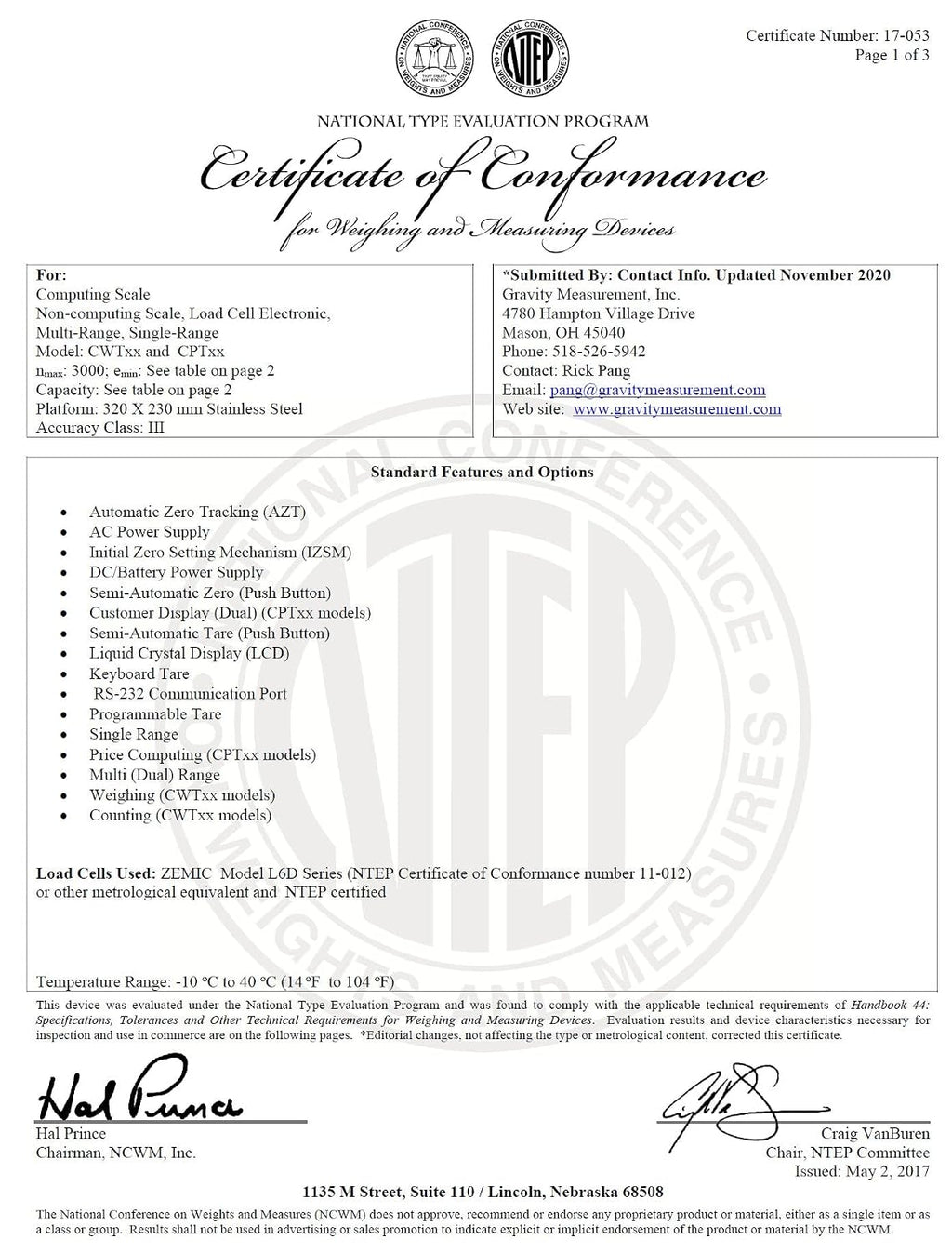 NTEP Legal for Trade Price Computing Scale, 30lb / 60lb Capacity, 0.01lb / 0.02lb Readability, Dual Range
