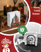 Christmas Napkin Holder for Table, Robust Metal, Upright Standing