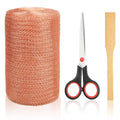 Copper Mesh Rodent Control, 5 in x 35 ft Proof Wire Screen Roll for Mice Rat Rodent, Bat & Snail, DIY Blocker Weep