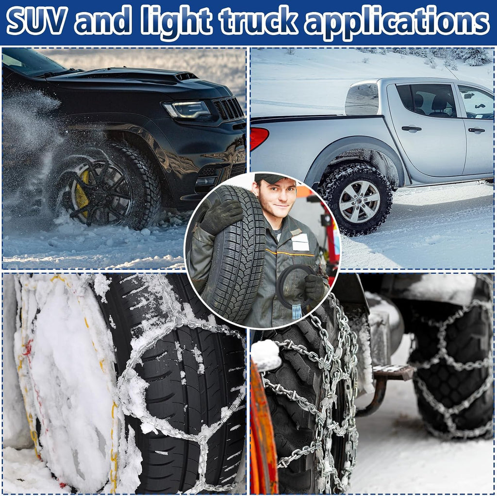 4 Pcs Light Truck Traction Chain Rubber Tightener Grip Light Truck/SUV Tire Tensioner Adjuster Tire Chain Tensioner