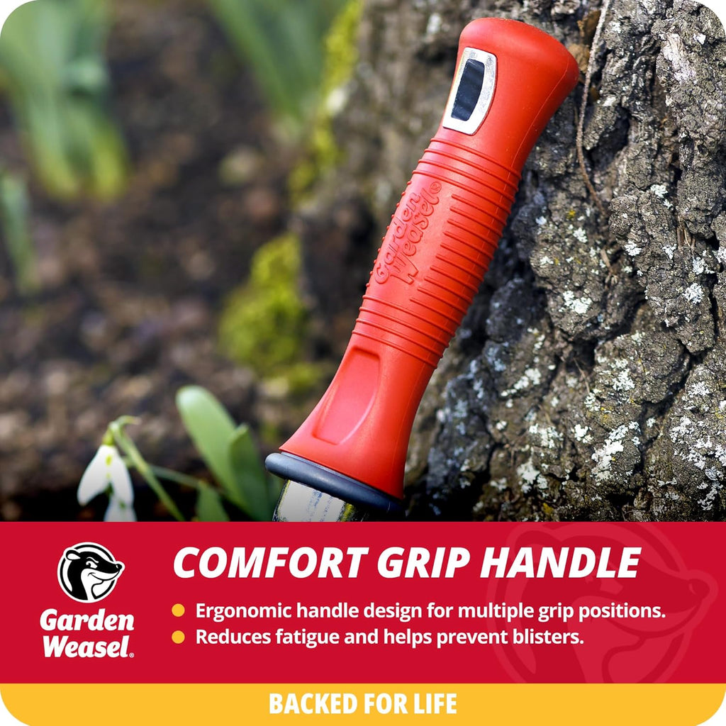 3-Piece Hand Tool Combo Set | Trowel, Transplanter and Cultivator | Heavy Duty Lawn and Garden Set, Digging