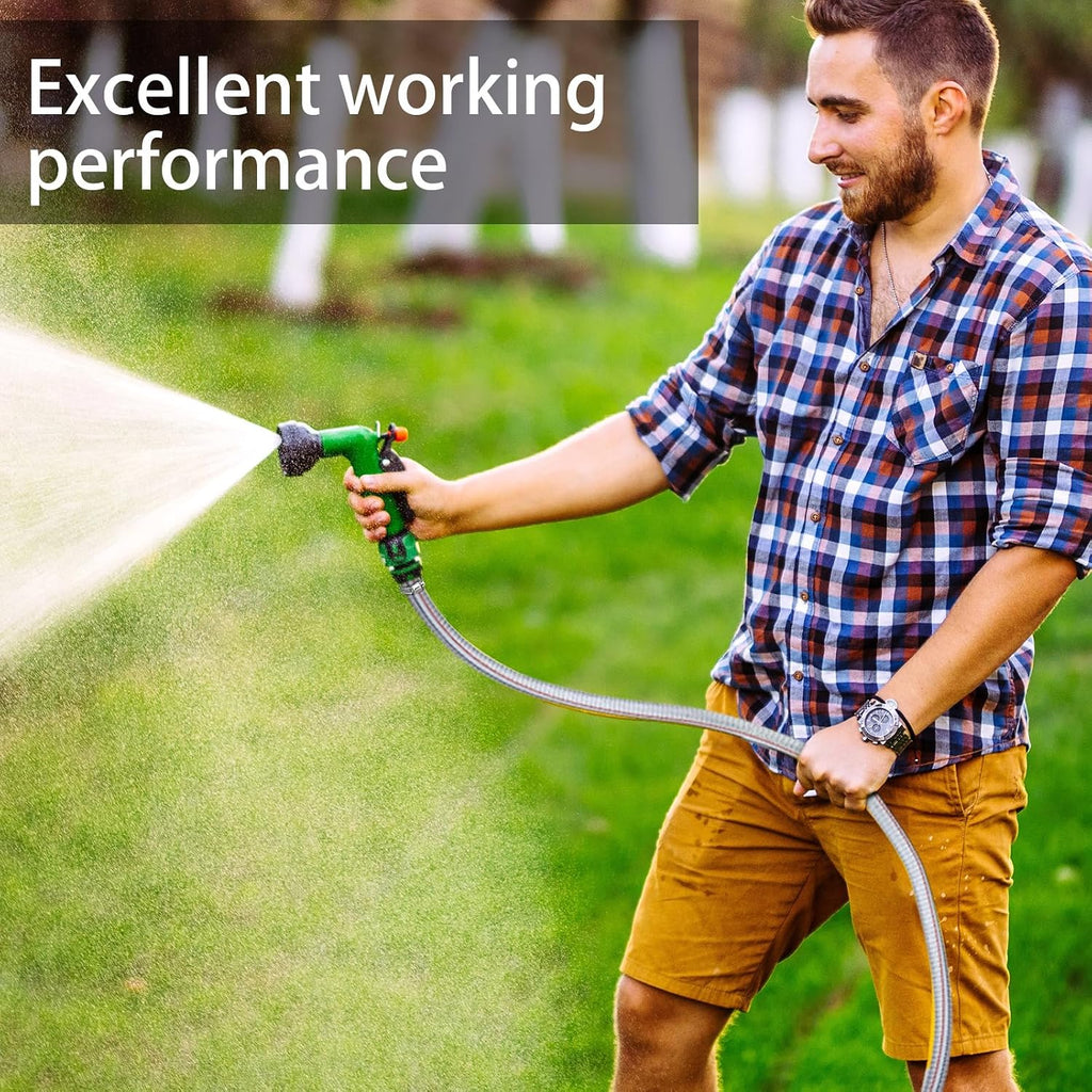 Frienda Flexible Hose Pvc Tubing with Fasteners, 3/4 Inch ID, 6.6 Ft