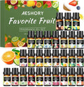 Fruity Essential Oils Set - Top 28 Fruit Fragrance Oil for Candle Making, Diffusers - Strawberry, Apple, Pineapple