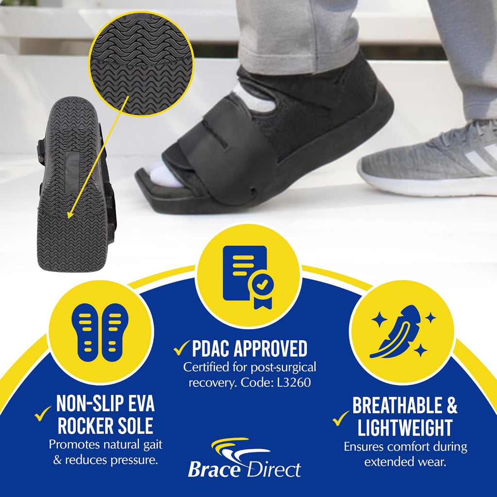 Deluxe Post Op Shoe for Broken Toe & Surgery Recovery L3260