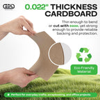 Chipboard Sheets 8.5" x 11", Pack of 50 - USA-Made Cardboard Sheets