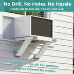No-Drilling Window Air Conditioner Support Bracket, AC Holder Stand Mount
