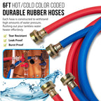 DrainX Tankless Water Heater Flushing Kit Includes Submersible Pump, Hoses, Liquid Descaler Solution, and Measuring Bucket