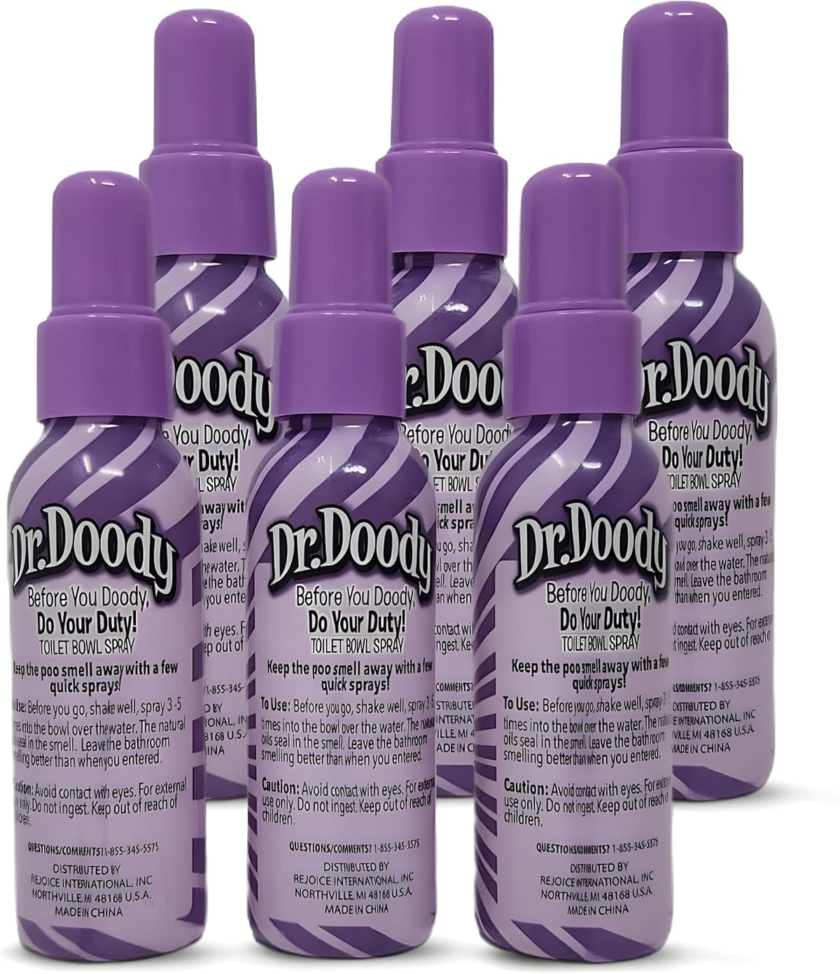 Freshening Toilet Spray, Lavender Tush, 1.85 Fluid Ounce, 5 Count