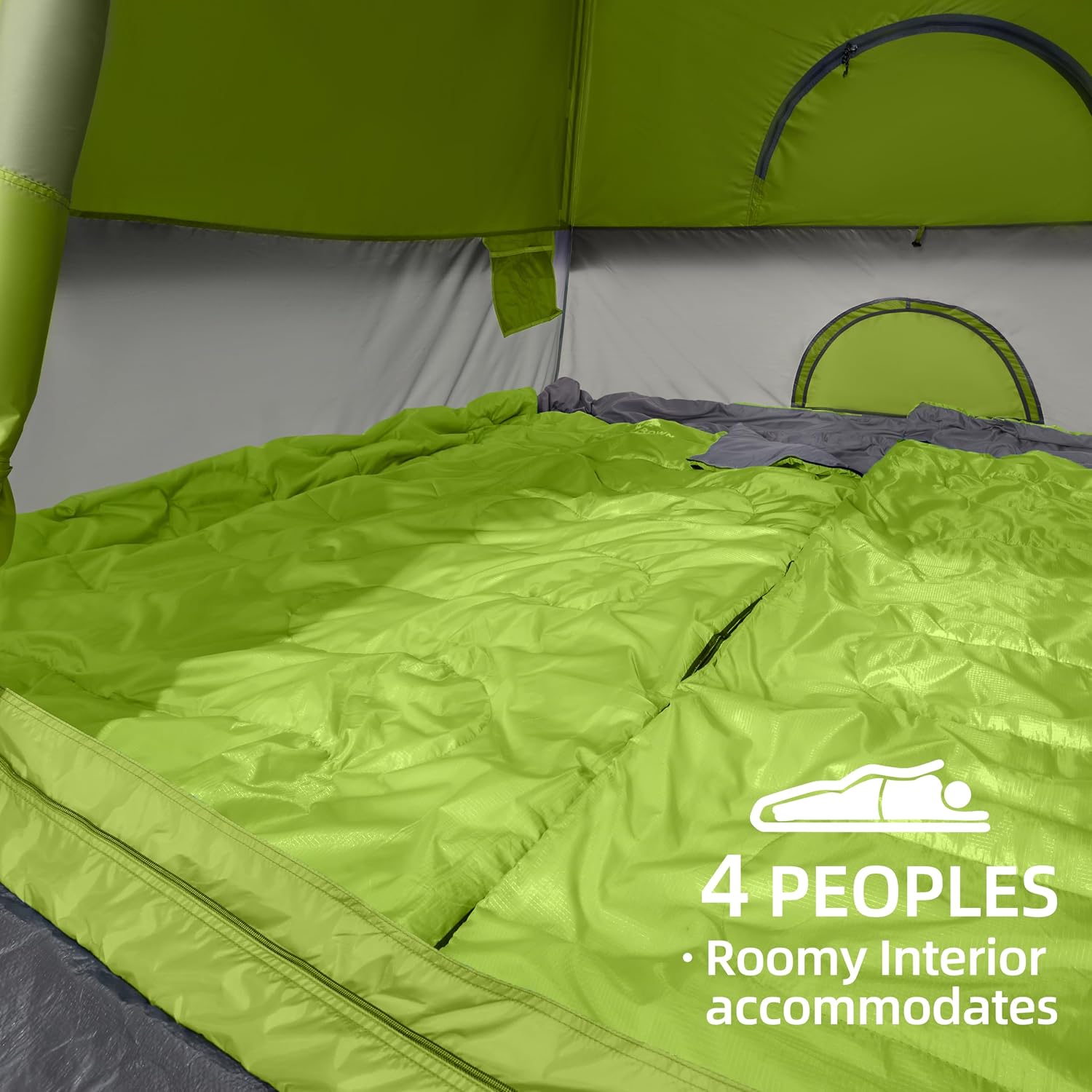 Tents for Camping 4/8 Person Waterproof Tent Quick Setup Folding Outdoor Backpacking Tents Family Hiking