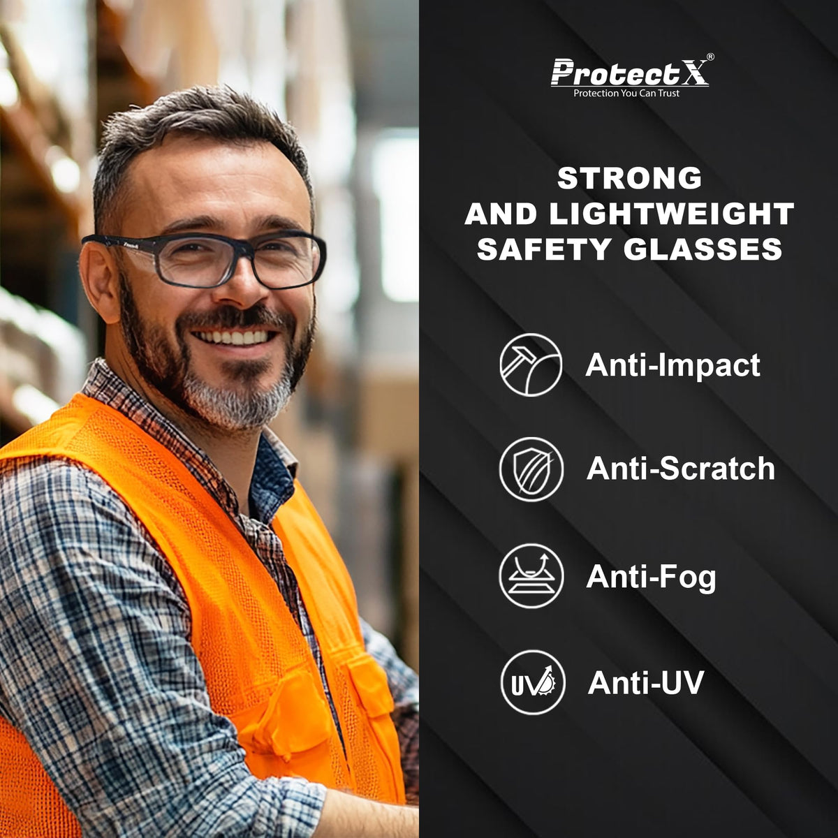 Safety Reading Glasses 2.0 Diopter,Safety Glasses with Readers 2.0