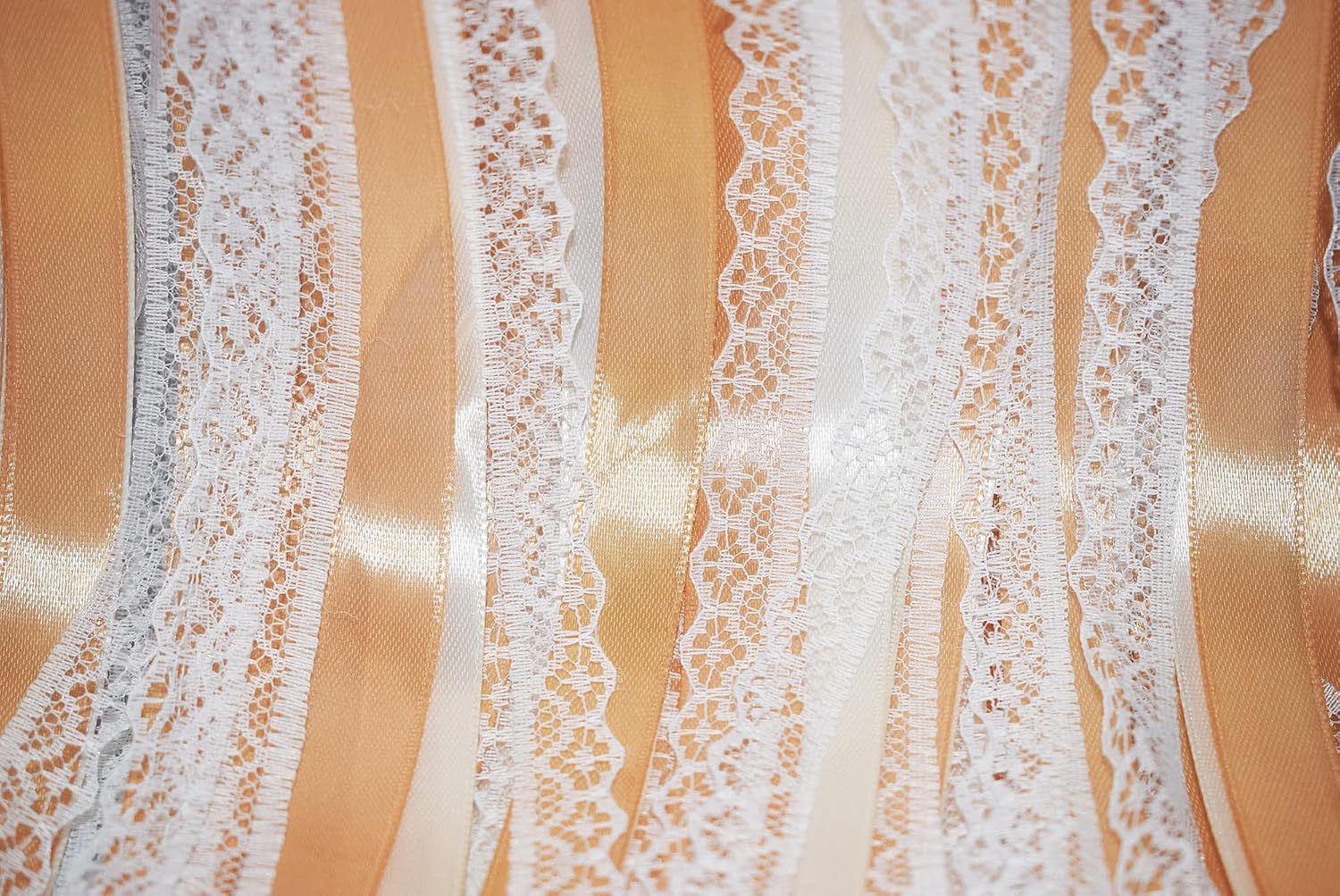 100 Pieces Champagne Ribbon Wedding Wands Send Off Idea Ceremony Exit Ribbon Wedding Favor with Lace and Bell
