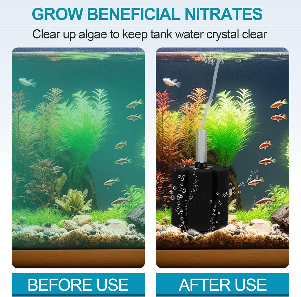 Large Aquarium Bio Sponge Filter, Fits Aquarium Tanks Up to 60 Gallons
