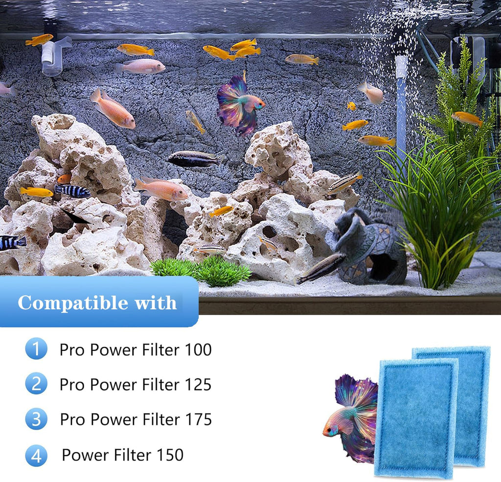 pewyoke 24 Pack Aquarium Filter Cartridge Rite-Size B Filter Cartridges
