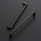 Matte Black Kitchen Cabinet Handles 7-1/2 Inch Pulls 5 Pack