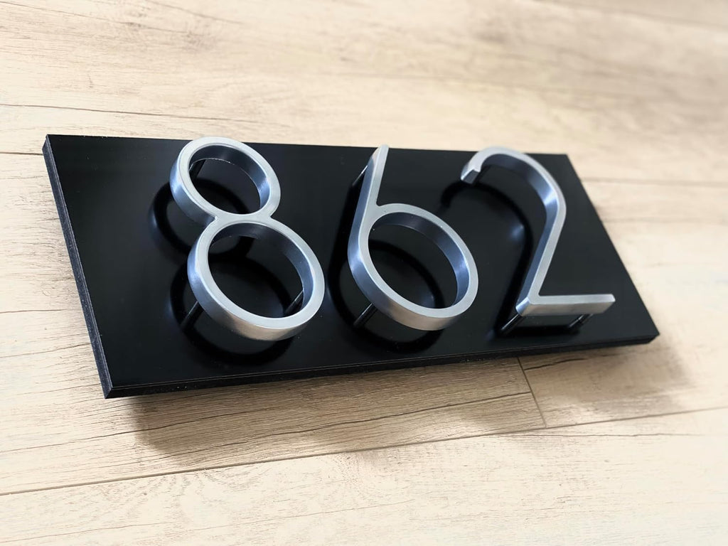 House Number for outside | Custom House Address Sign | 5" Tall numbers | Modern House Numbers | Vertical or