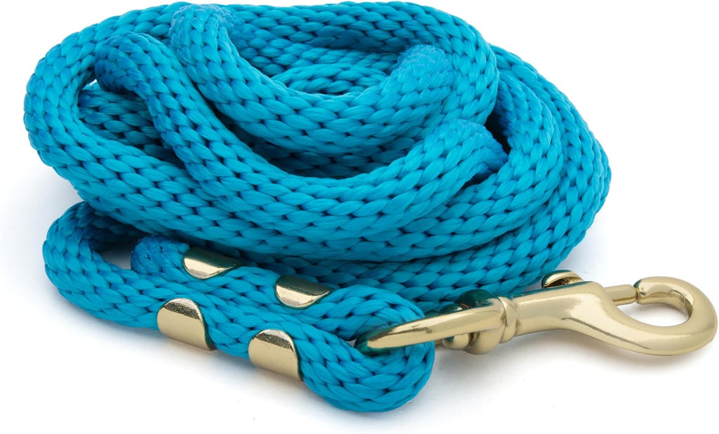 8' Horse Lead Rope with Brass-Plated Snap