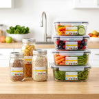 10 Rolls 2500 Pcs Restaurant Quality Shelf Life Food Rotation Labels Vinyl 2” x 3” Self-Adhesive Removable Freezer
