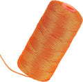Orange Mason Line 600ft #18 Braided Nylon Twine String for Masonry, Construction, Gardening & DIY Projects