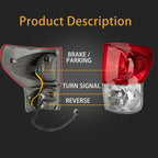Right Tail Light Assembly Compatible With Toyota Tundra 2007-2009