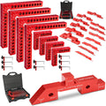 Comfylichi 8Pcs 90° Corner Squares & 14Pcs Woodworking Setup Blocks Bundle