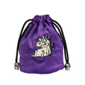 Large RPG Dice Bag Purple Dice Storage Bag for Role Playing Games