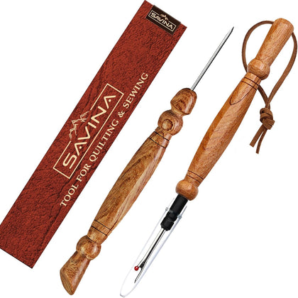Seam Rippers & Stiletto for Sewing/Quilting, Thread Ripping Tool, Presser - Precision Placement Tool for Getting