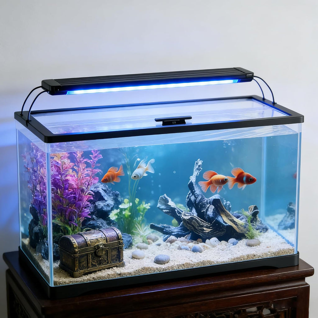 HeliumX 29.21 x 11.69 x 0.16in Aquarium Lid Clear Tempered Glass Canopy
