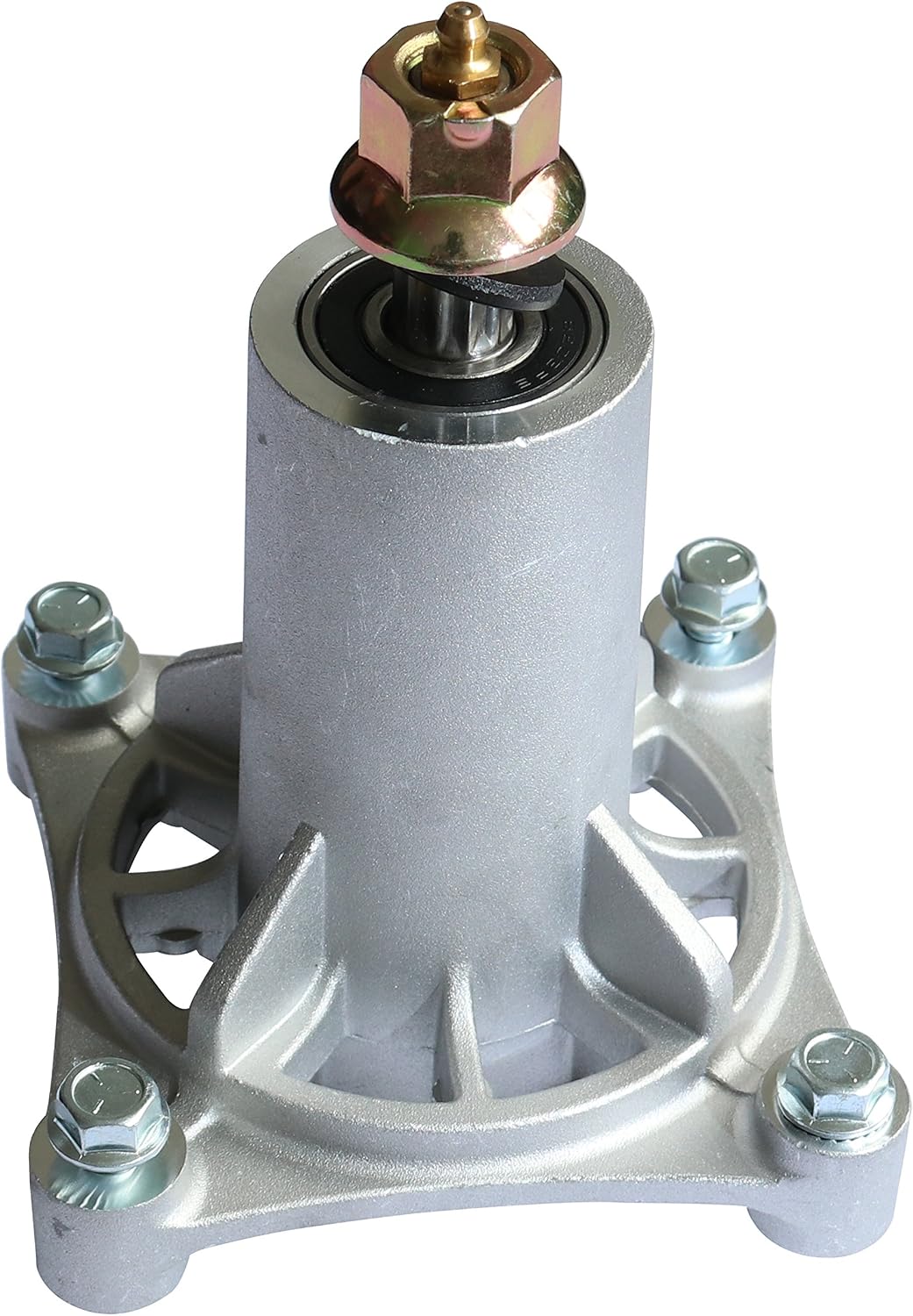 2pcs Lawn Mower Spindle Assembly for Dixon 532192870 Husqvarna 532192870 532187292 532187281 539112057 587125401 587820301 AYP 187292 Ariens 21546238 with 4 Tapped Bolts Zerk Grease