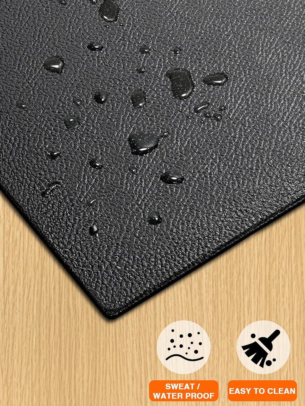 Treadmill Mat,70"x32",6mm Thickness Foldable Exercise Equipment Mat for Carpet Hardwood Floors, Compatible with