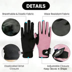 Horse Riding Gloves Equestrian for Women, Mesh Breathable