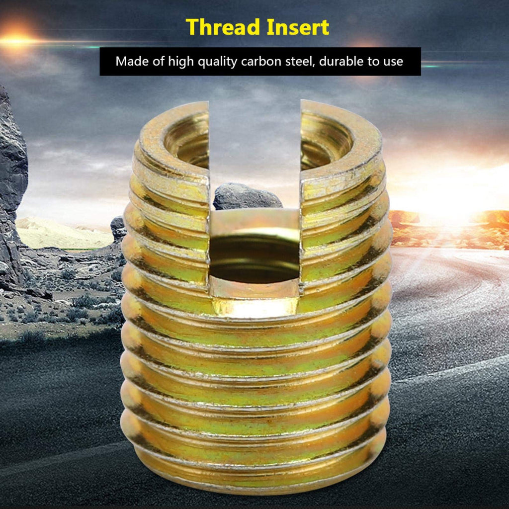 LiebeWH Self Tapping Thread Insert Kit, M2-M10 20Pcs Carbon Steel