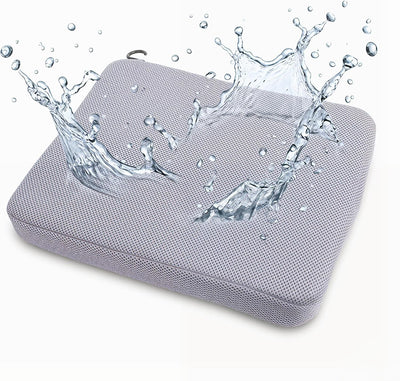 Upgraded Shower Seat Cushion for Elderly, Non-Slip Waterproof Shower Chair Cushion with 4D Mesh Quick Dry, Bath
