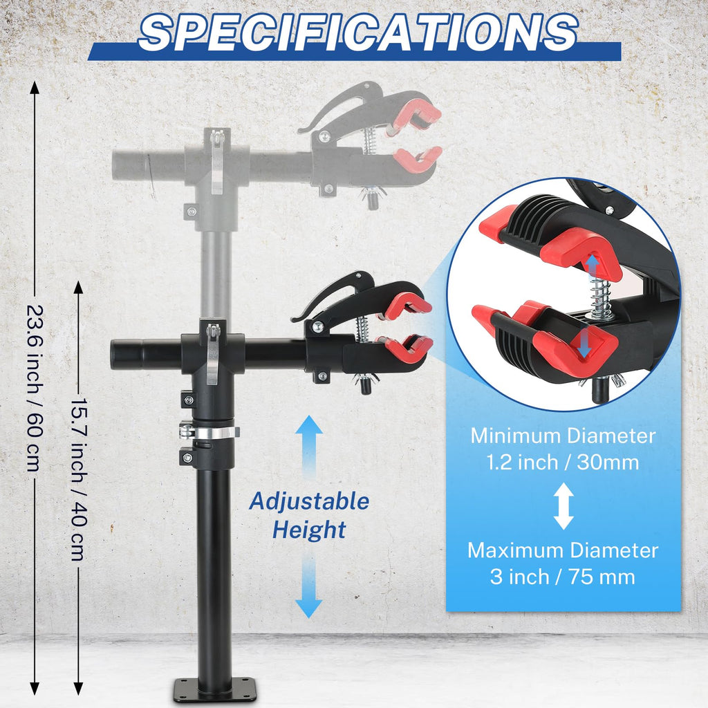 Height Adjustable Bike Repair Stand Bench Mount