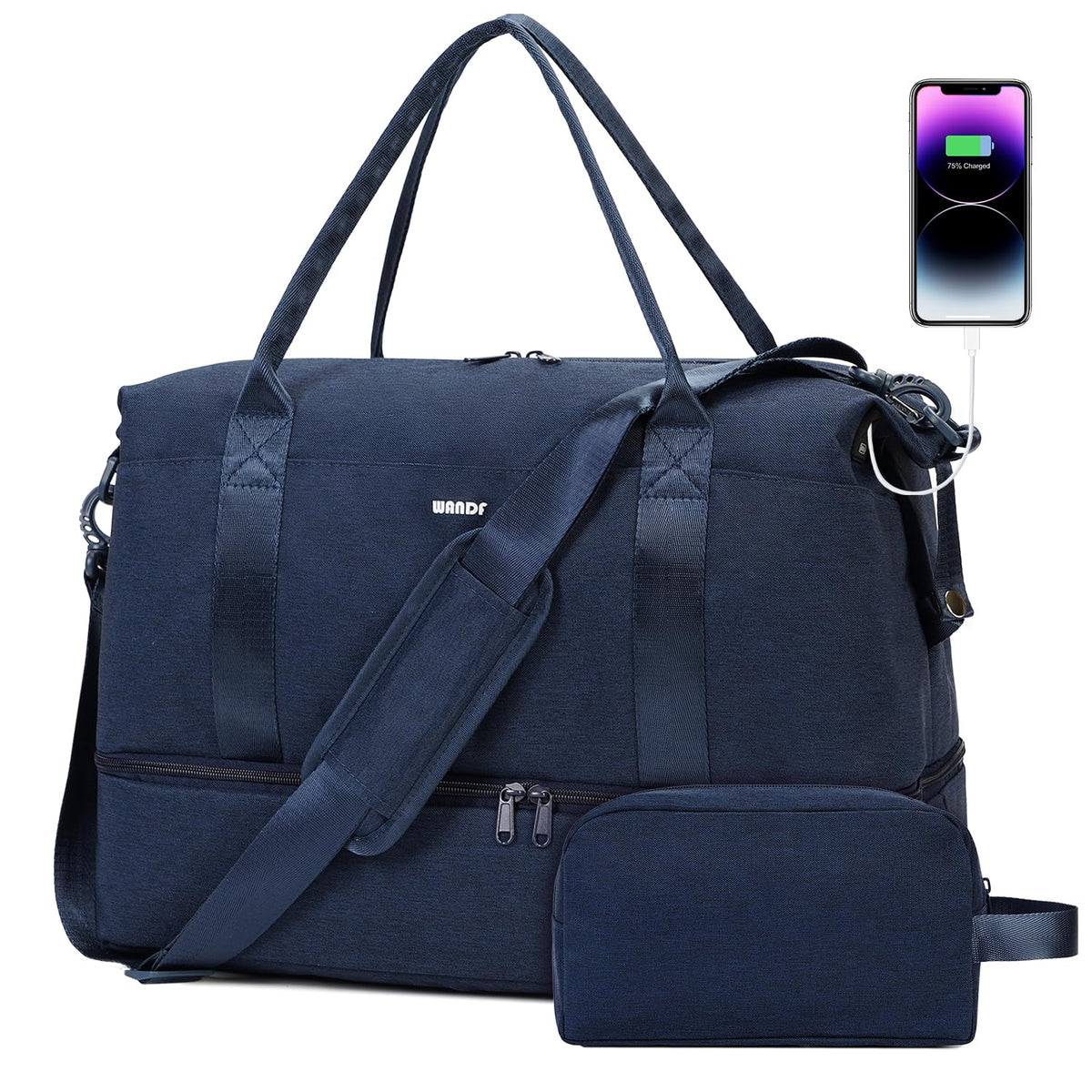 Personal Item Travel Bag, Carry On Weekender Bag for Women