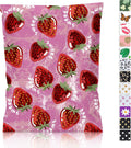 6x9 Poly Mailers 100 Pack, Watercolor Strawberries Design