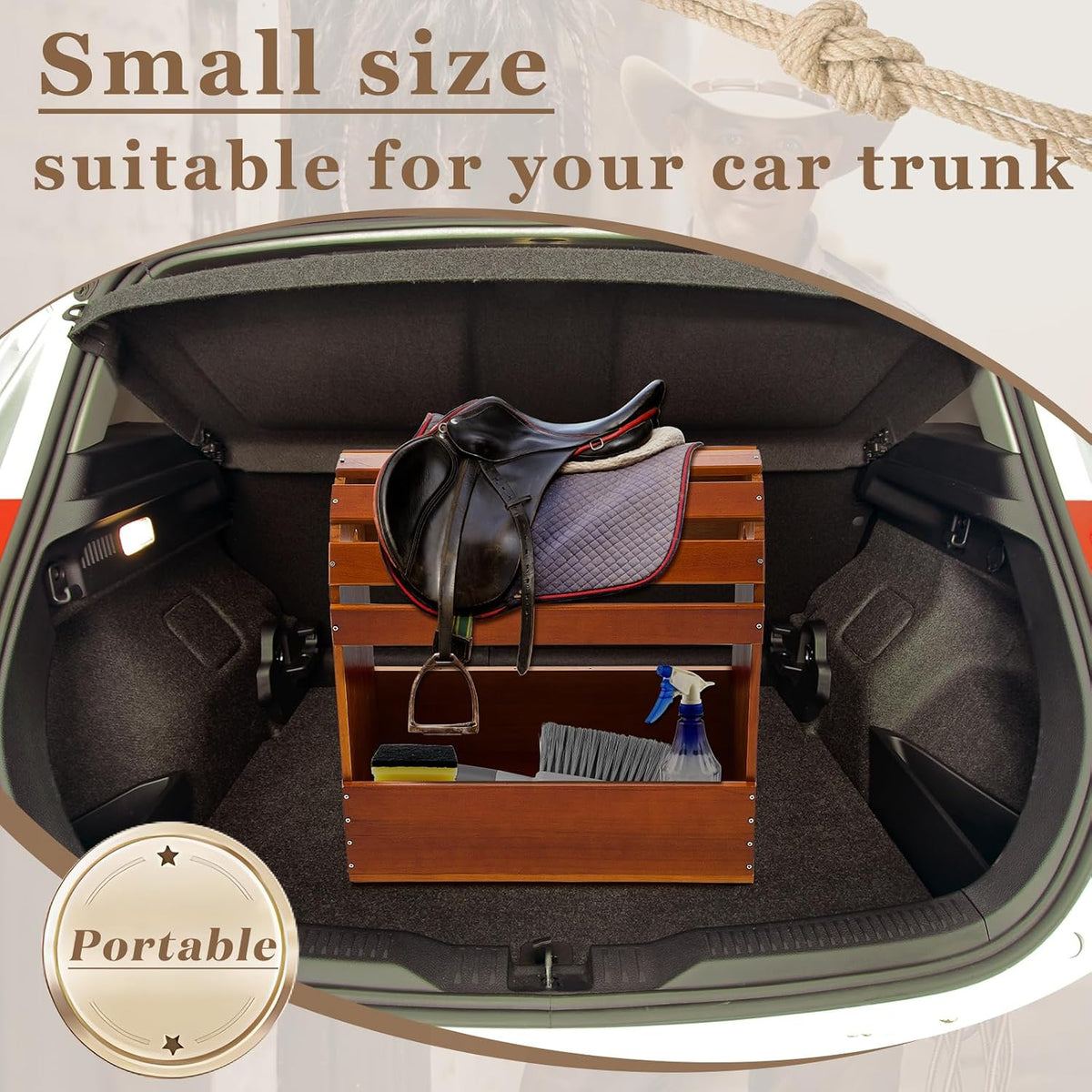 Pine Wood Arched Saddle Rack Stand 20x12x20in, Semicircle