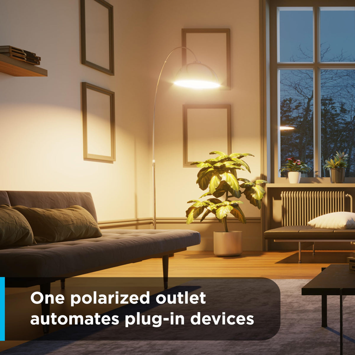GE 24‑Hour Plug-in Mechanical Timer Outlet, 1 Polarized Outlet, 1 Pack