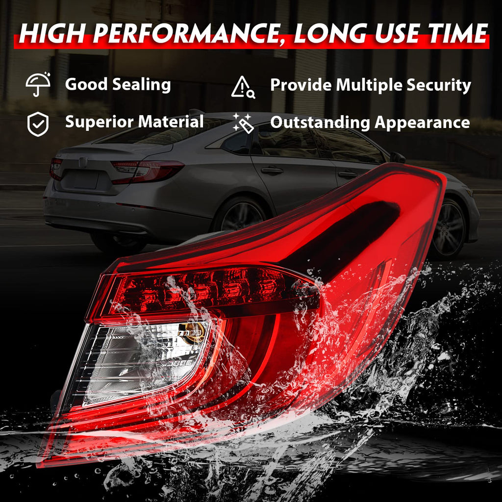 Right Tail Light for Honda Accord 2018-2021 Passenger Side