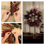 Wire Wreath Form 20 Inch Green