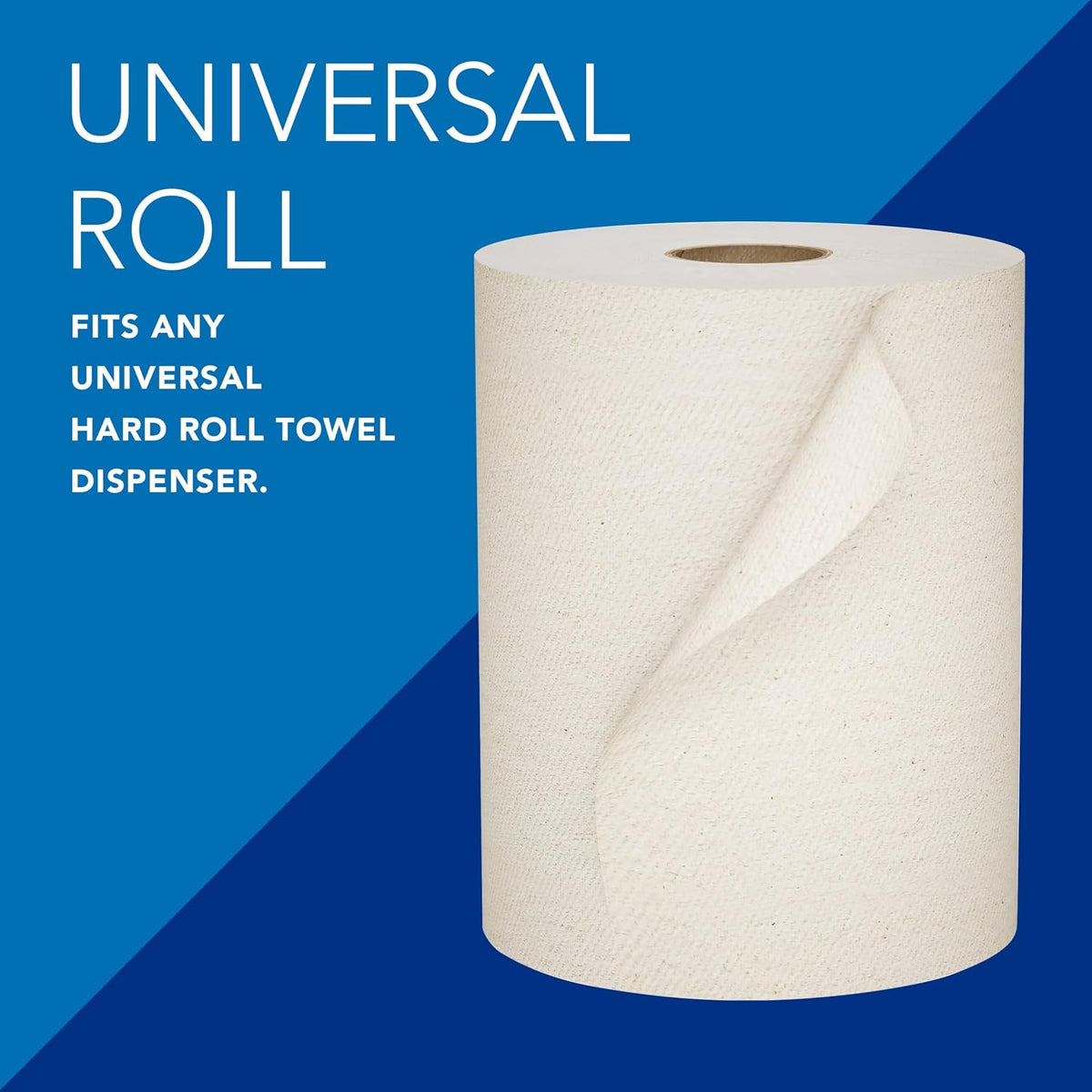 Hard Roll Paper Towels, Bulk, 6 Rolls x 800' (56758)