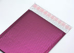 ProLine Matte Metallic Bordeaux Wine Red Bubble Padded Mailers Extra Wide #0 6x10 Inch Self Seal Padded Envelopes (25)