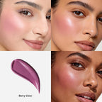 Cool Toned Liquid Blush, Liquid Blush for Cheeks, Berry Glow
