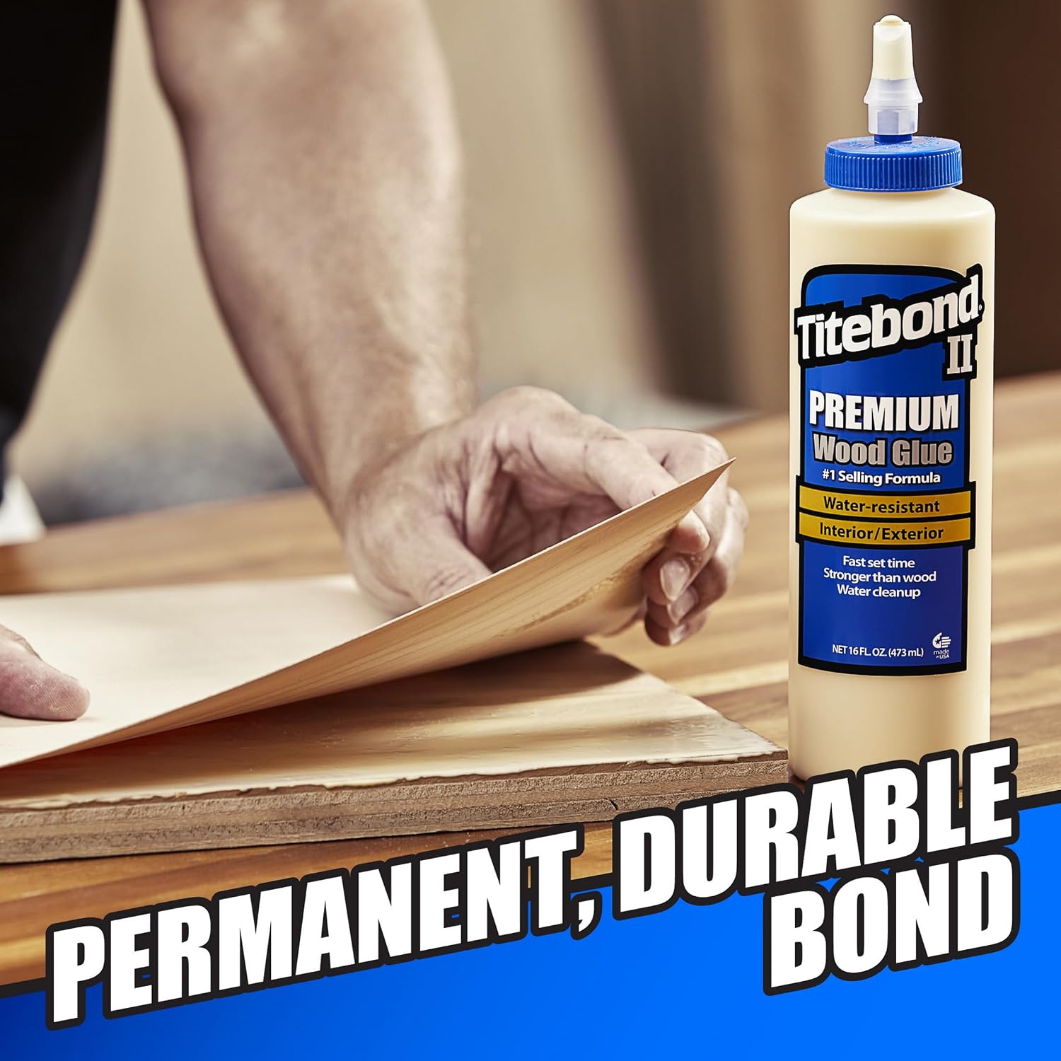 II Premium Wood Glue PROJug 2.15 Gal. – ANSI Type II Waterproof Exterior Wood Adhesive, Strong Initial Tack, Fast
